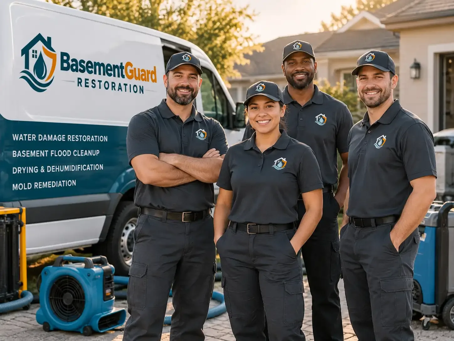 Basement Water Damage Restoration company in Midland, SD